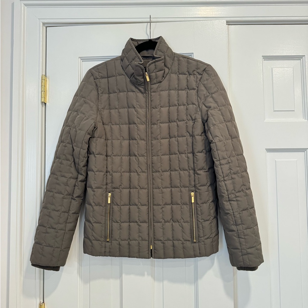 J Crew Quilted down filled jacket